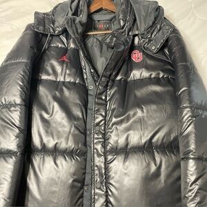 Air Jordan OU Sooners puffer jacket